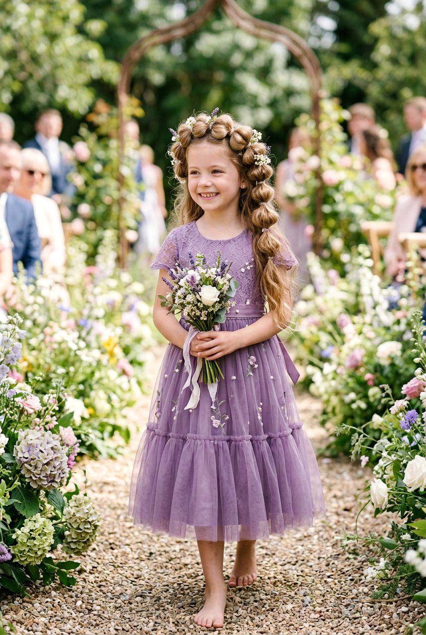 Bubble braid crown flower girl - 20 flower girl braided crown - 20 flower girl braided crown