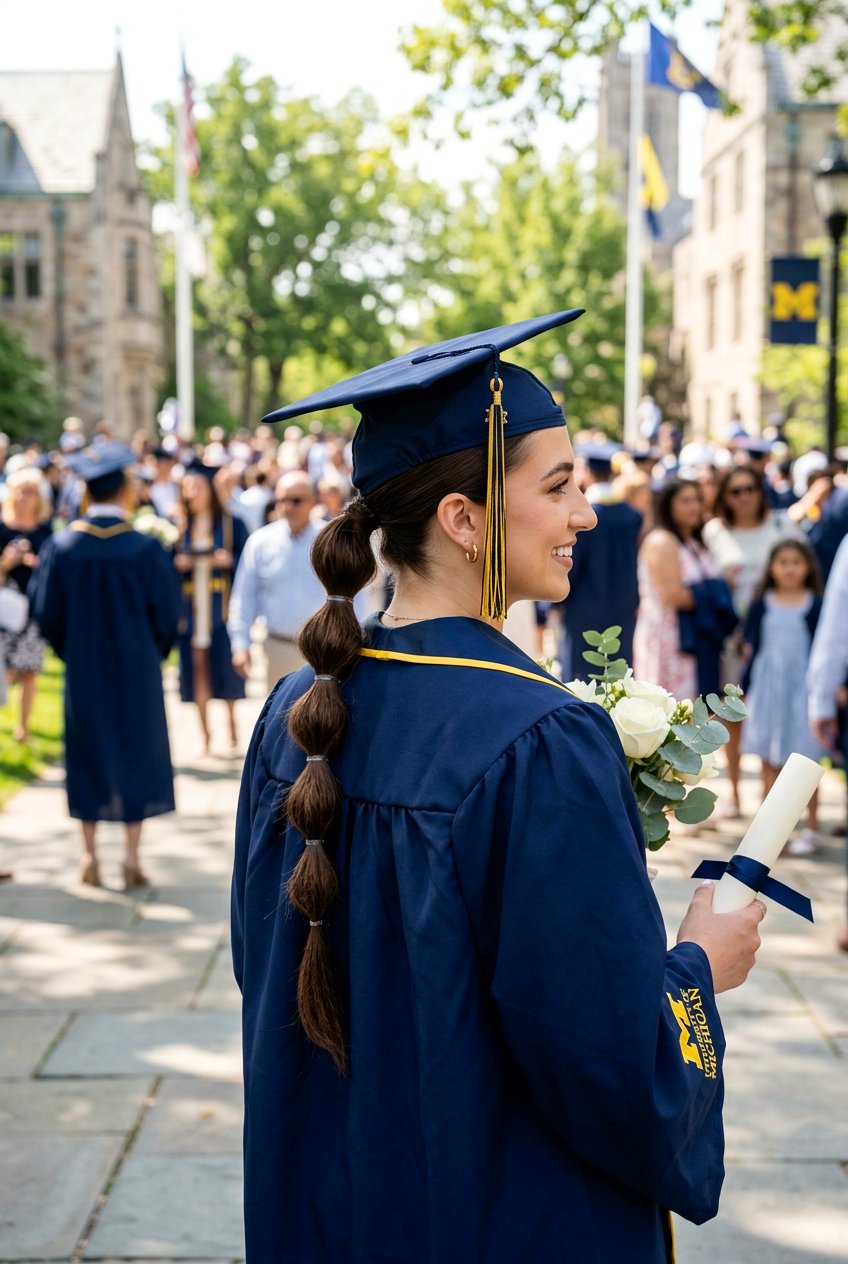 Bubble braid ponytail graduation - 20 graduation hairstyles with braids - 20 graduation hairstyles with braids