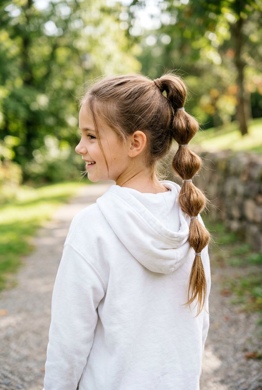 Bubble ponytail - 20 exam day ponytail for girls - 20 exam day ponytail for girls
