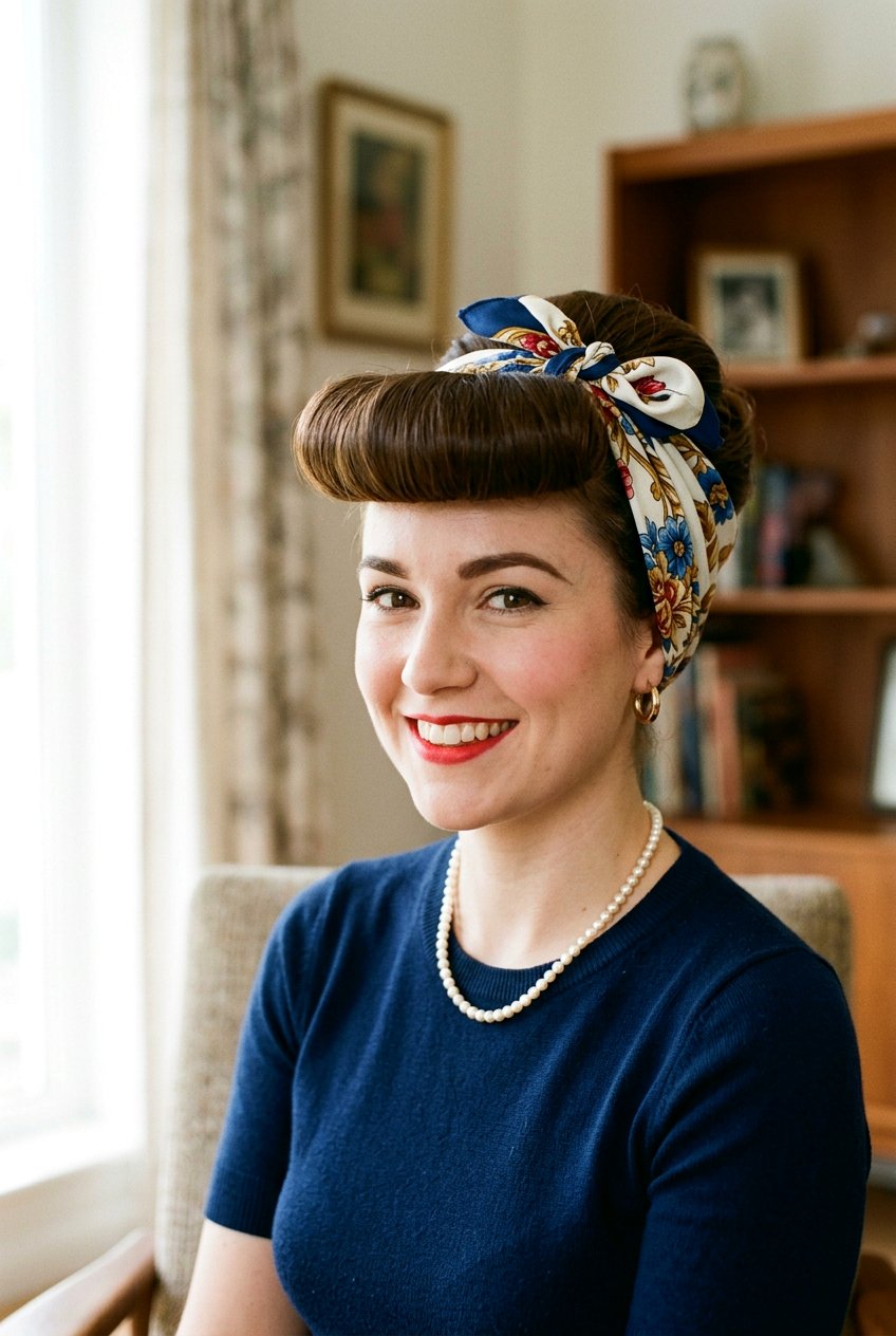 Bumper Bangs Retro Hair - 20 retro hairstyles for women - 20 retro hairstyles for women