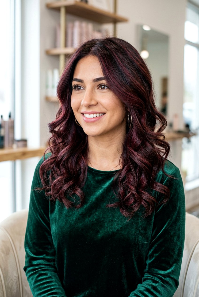 Burgundy Brunette Balayage Shoulder Length Layers - 20 brunette balayage for shoulder length layers - 20 brunette balayage for shoulder length layers