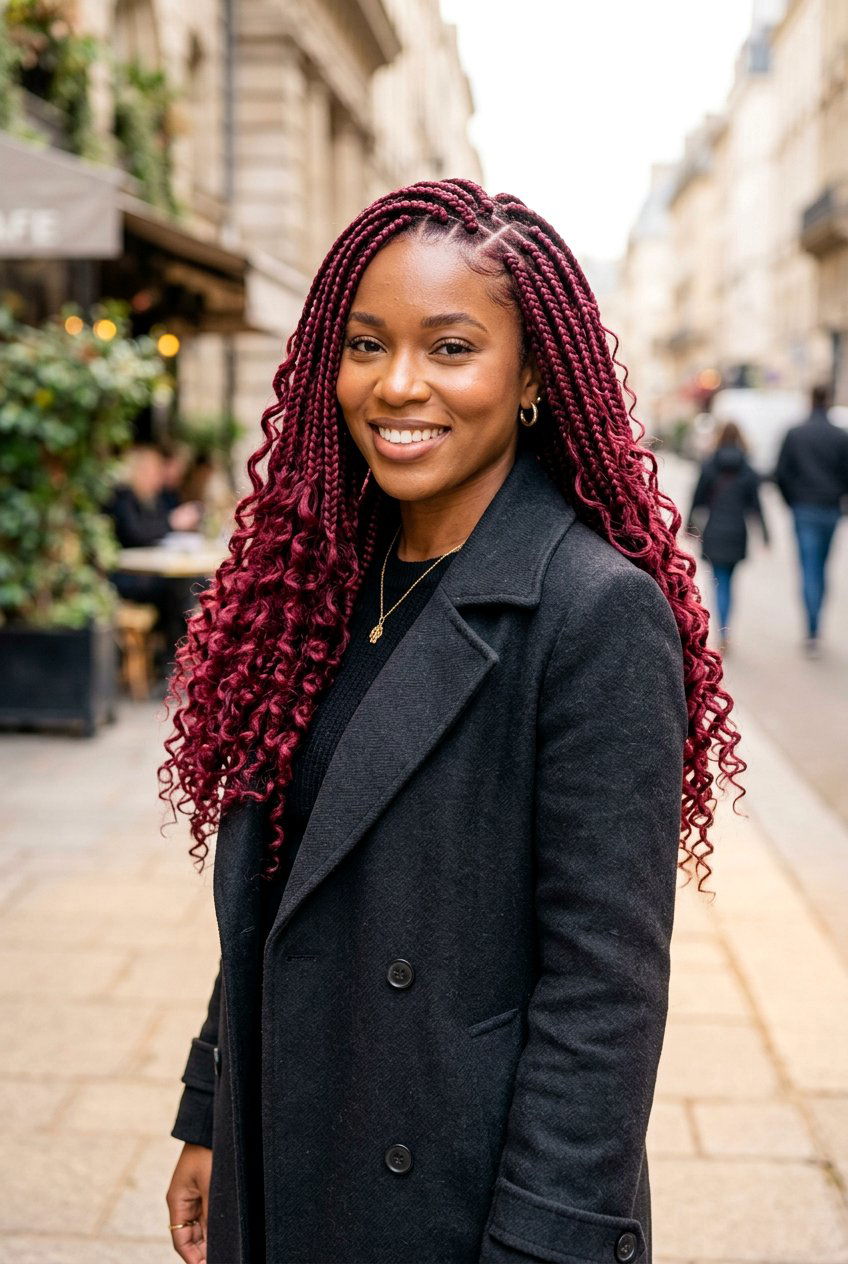 20 Gorgeous Goddess Box Braids Hairstyles to Try Right Now