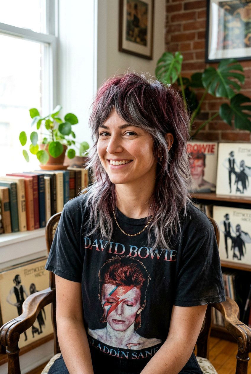 Burgundy Gray Blend Shag Haircut - 20 burgundy gray blend for mature women - 20 burgundy gray blend for mature women