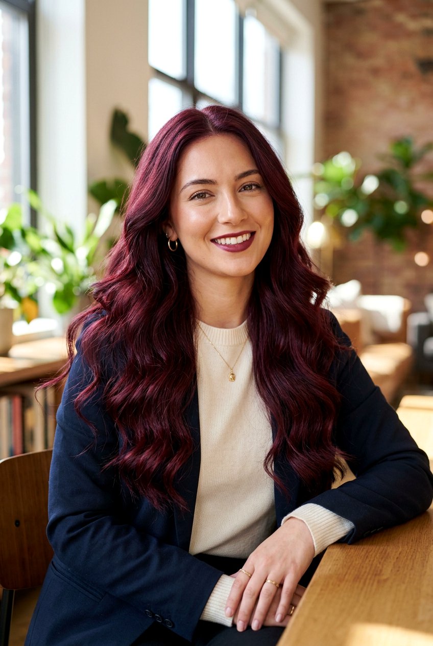 Burgundy Hair Color - 20 trendy hair colors 2026 - 20 trendy hair colors 2026