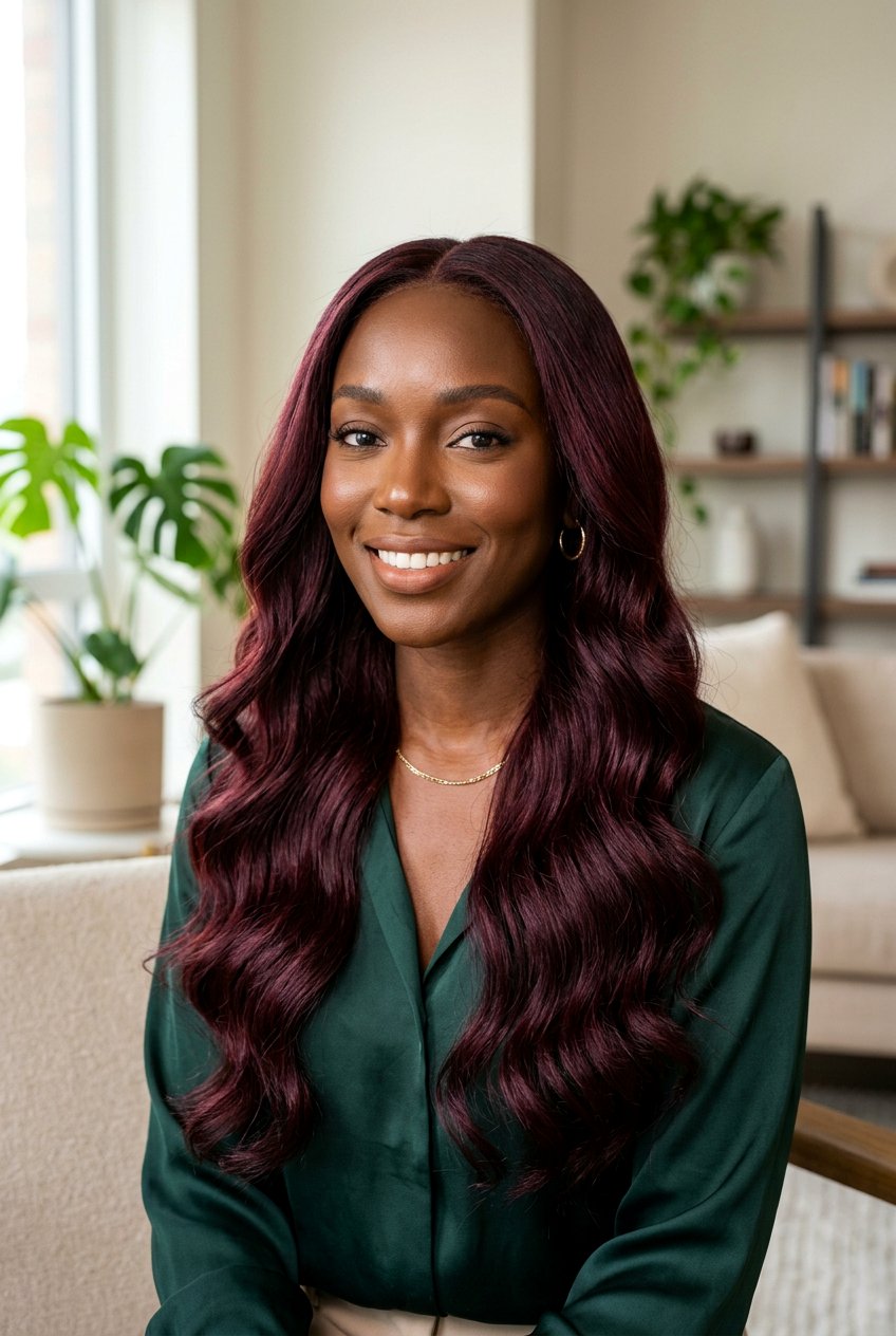 Burgundy Hair Color For Dark Skin - 20 best hair color for dark skin - 20 best hair color for dark skin