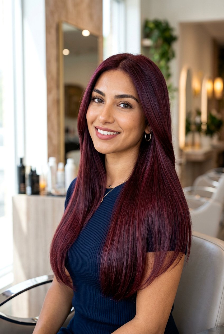 Burgundy Hair Color for Olive Skin - 20 hair color ideas for olive skin - 20 hair color ideas for olive skin