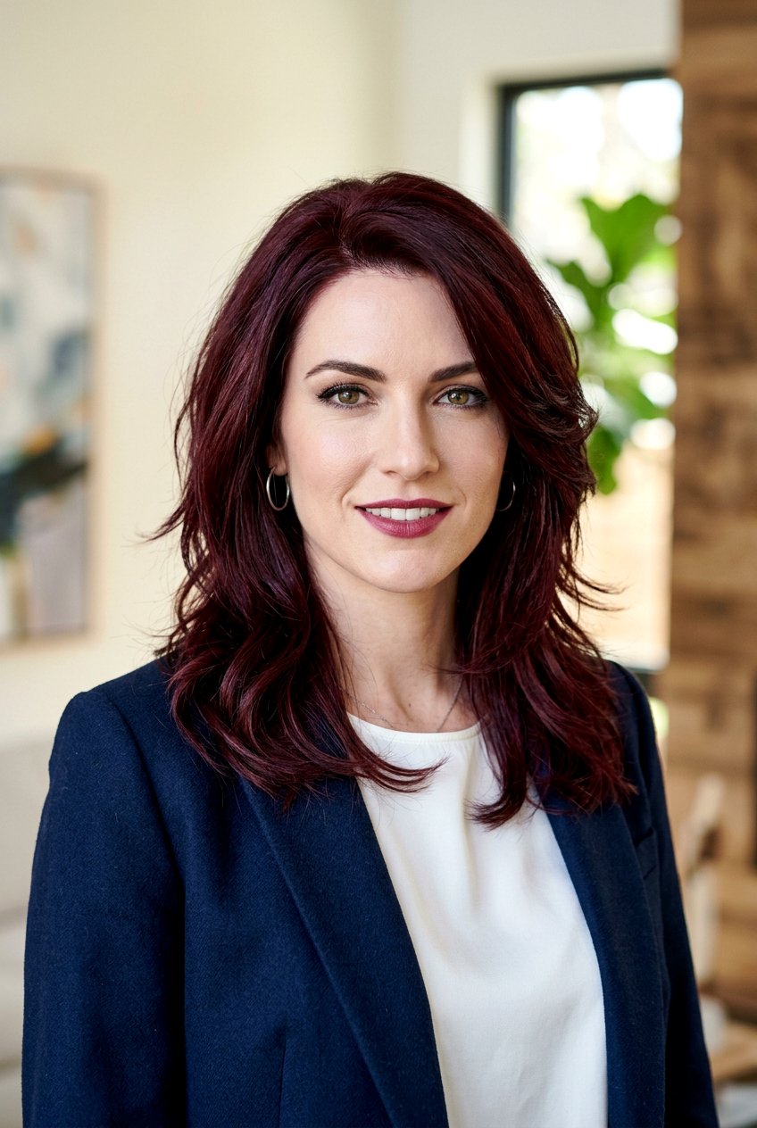 Burgundy Hair for Fair Skin - 20 hair color ideas for fair skin - 20 hair color ideas for fair skin