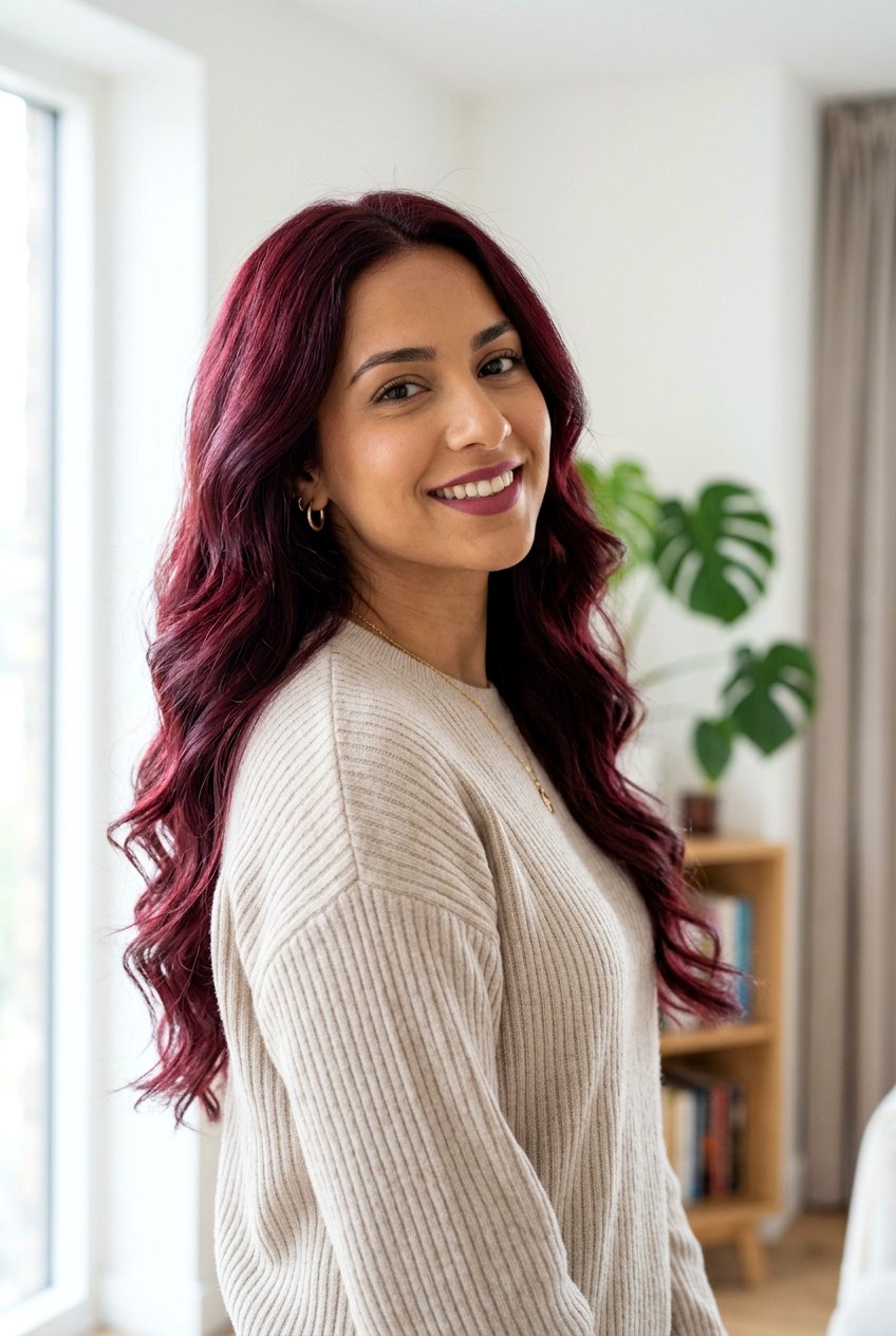 Burgundy Red Hair Color - 20 red hair makeover ideas - 20 red hair makeover ideas