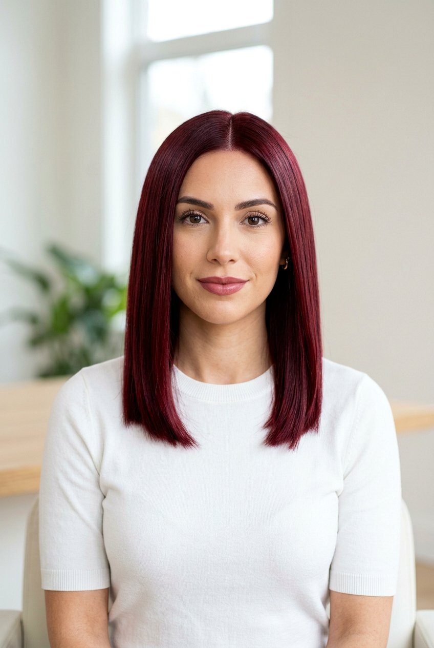 Burgundy Red Hair Color - 20 fire hair color ideas - 20 fire hair color ideas