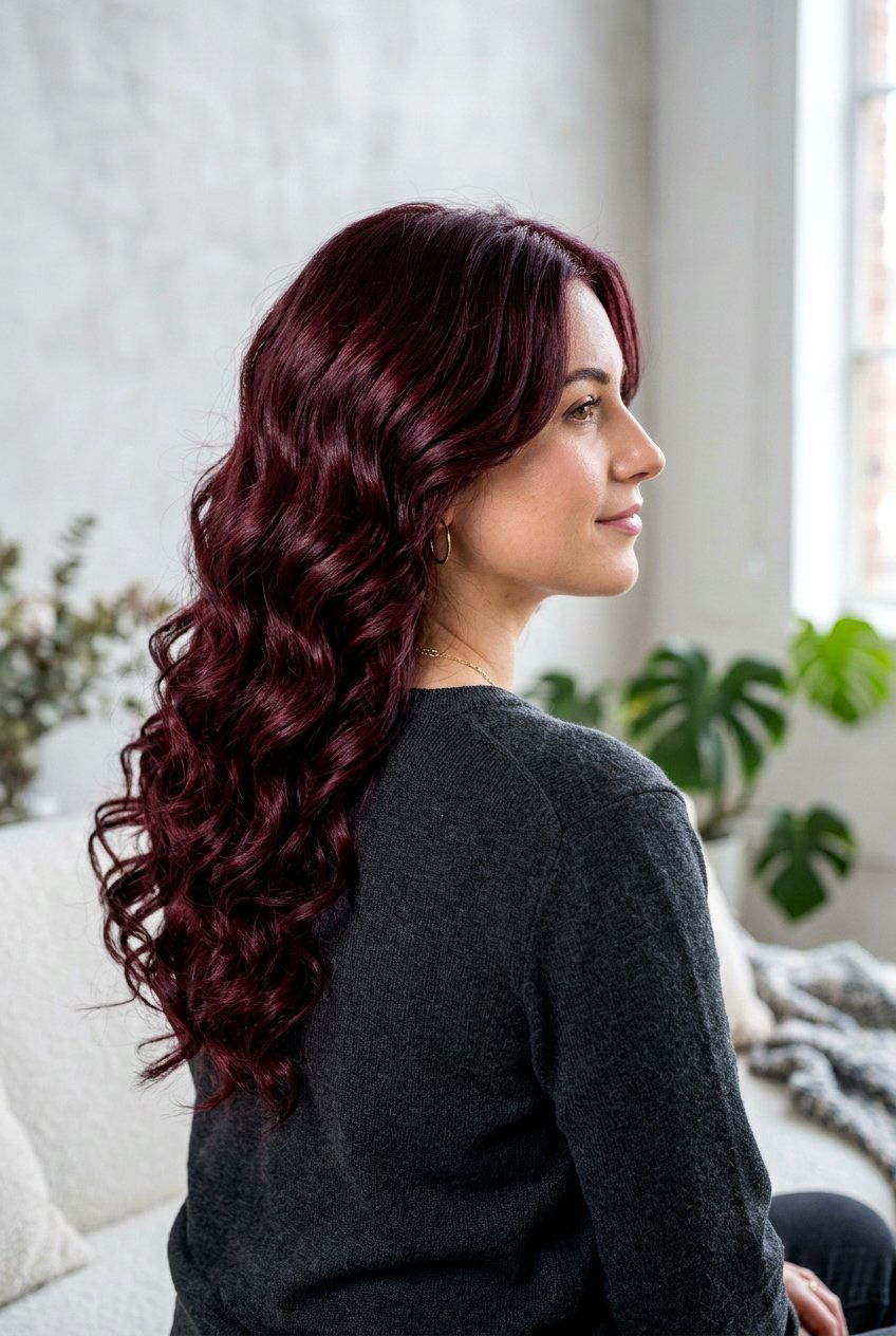 Burgundy Wine Hair - 20 burgundy hair color ideas - 20 burgundy hair color ideas