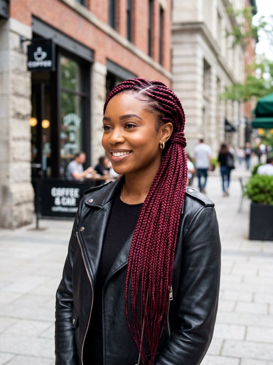 Burgundy lemonade ponytail braids - 20 lemonade ponytail braids - 20 lemonade ponytail braids