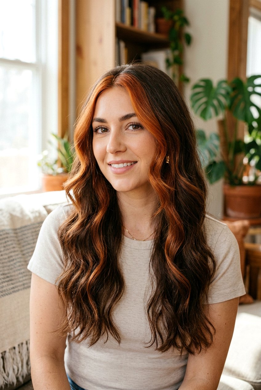 Burnt Copper Money Piece - 20 burnt copper hair color - 20 burnt copper hair color