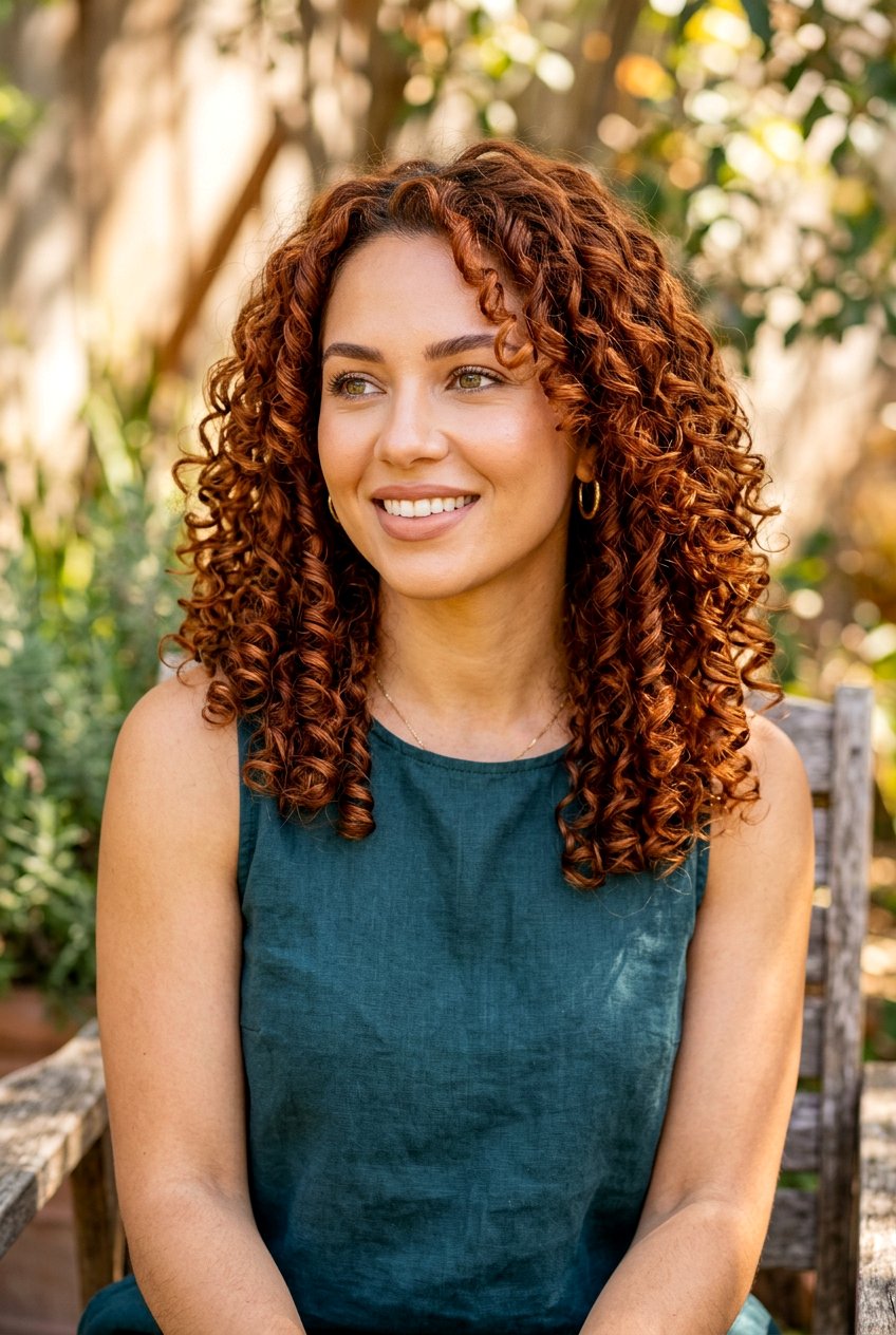 Burnt Copper On Curly Hair - 20 burnt copper hair color - 20 burnt copper hair color