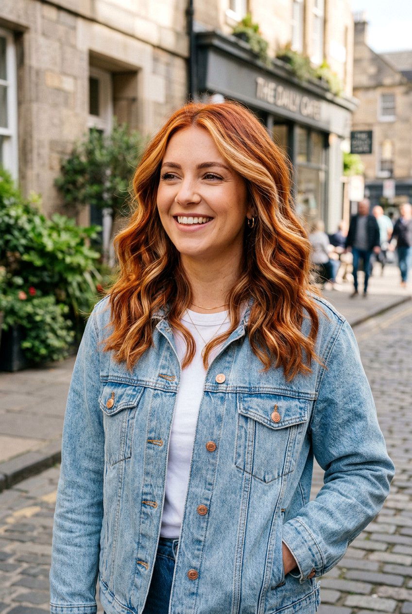 Burnt Copper With Blonde Highlights - 20 burnt copper hair color - 20 burnt copper hair color