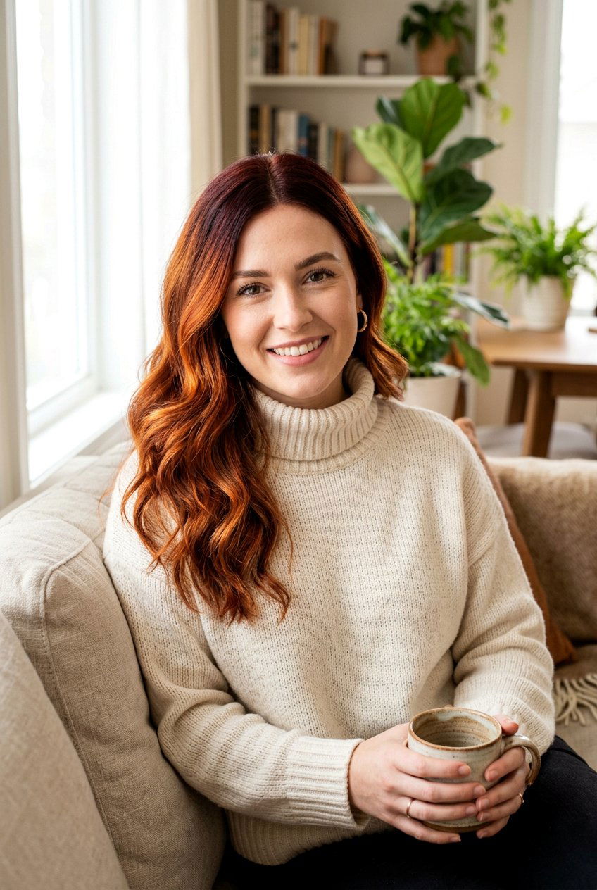 Burnt Orange Ginger Balayage Shadow Root - 20 ginger balayage with shadow root - 20 ginger balayage with shadow root