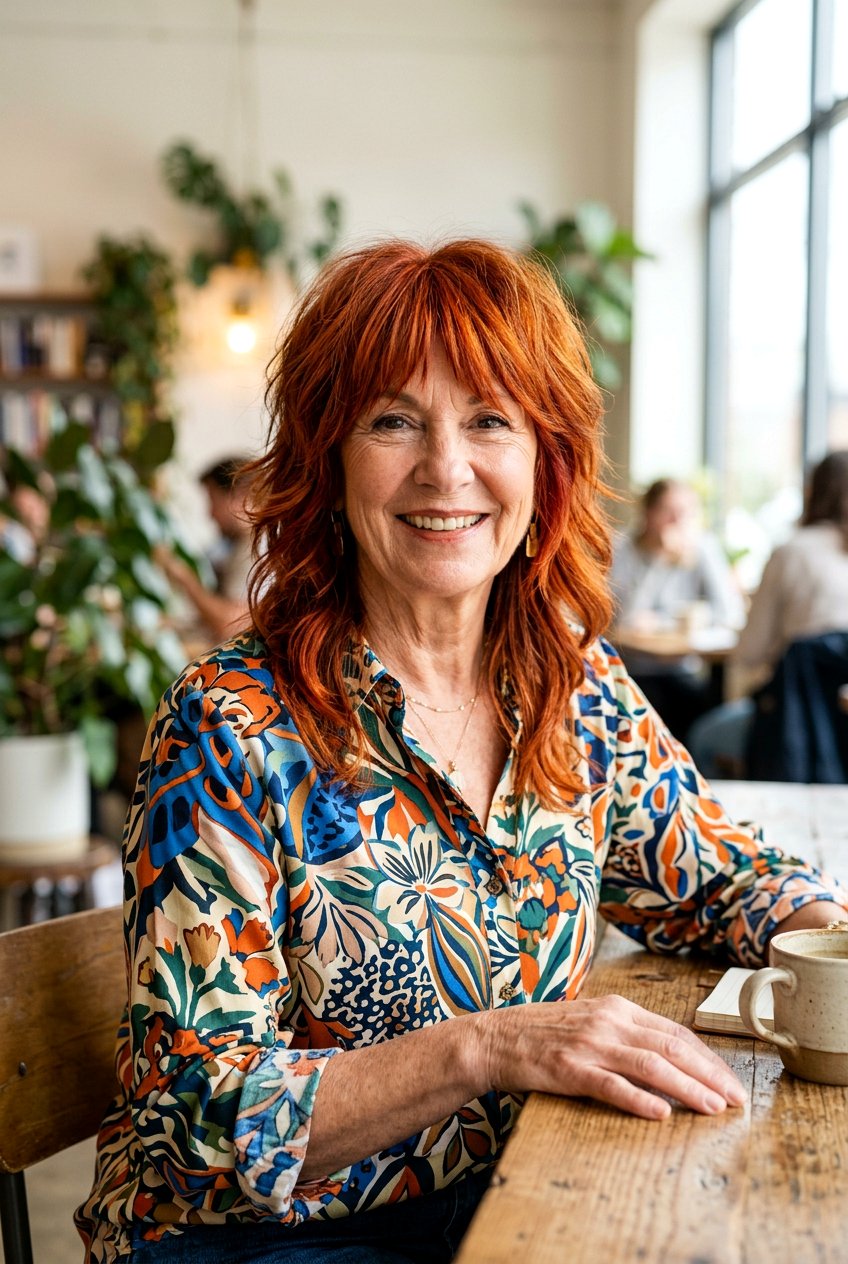 Burnt orange auburn - 20 soft auburn hair color for older women - 20 soft auburn hair color for older women