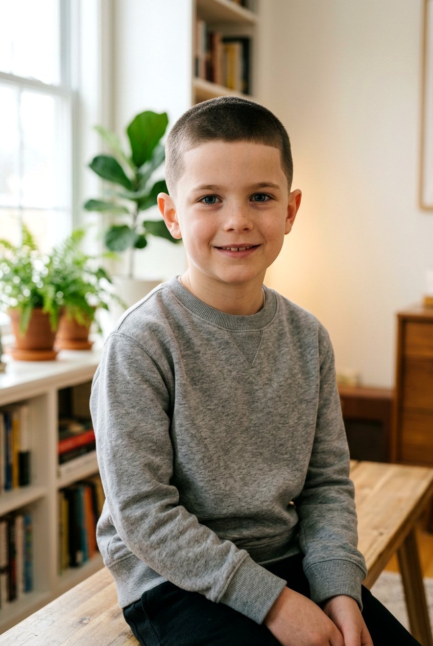 Burr Cut - 20 boys haircut for thin fine hair - 20 boys haircut for thin fine hair