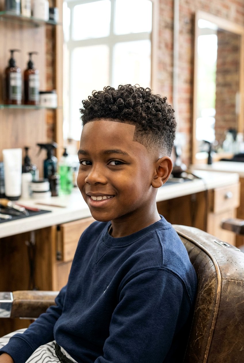 Burst Fade - 20 hairstyles for boys - 20 hairstyles for boys