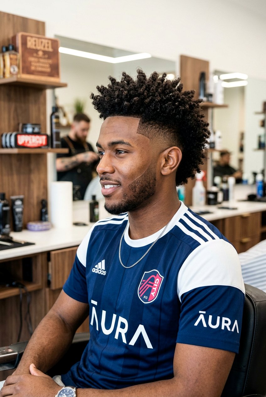 Burst Fade Curly Hair - 20 mens haircut for curly thick hair - 20 men’s haircut for curly thick hair