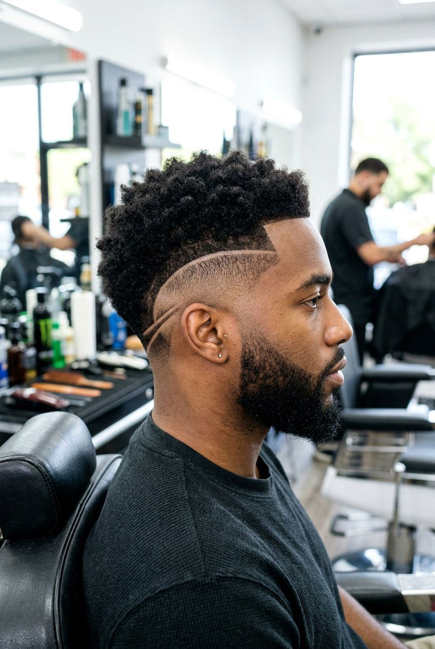 Burst Fade Design - 20 burst fade haircut - 20 burst fade haircut