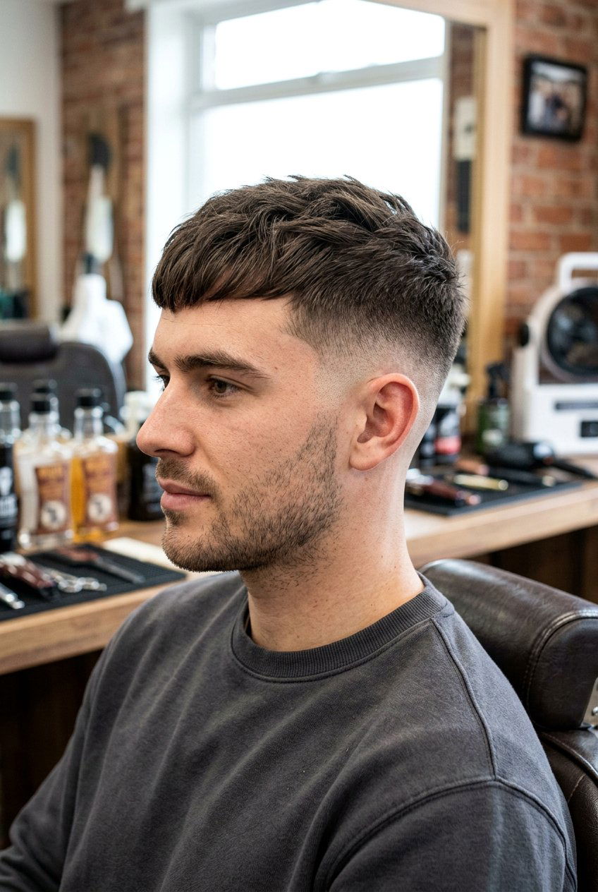 Burst Fade French Crop - 20 french crop haircut - 20 french crop haircut