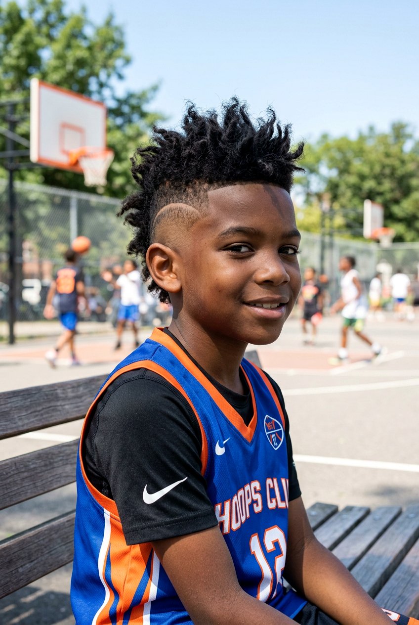 Burst Fade Haircut - 20 first day of school haircuts for boys - 20 first day of school haircuts for boys