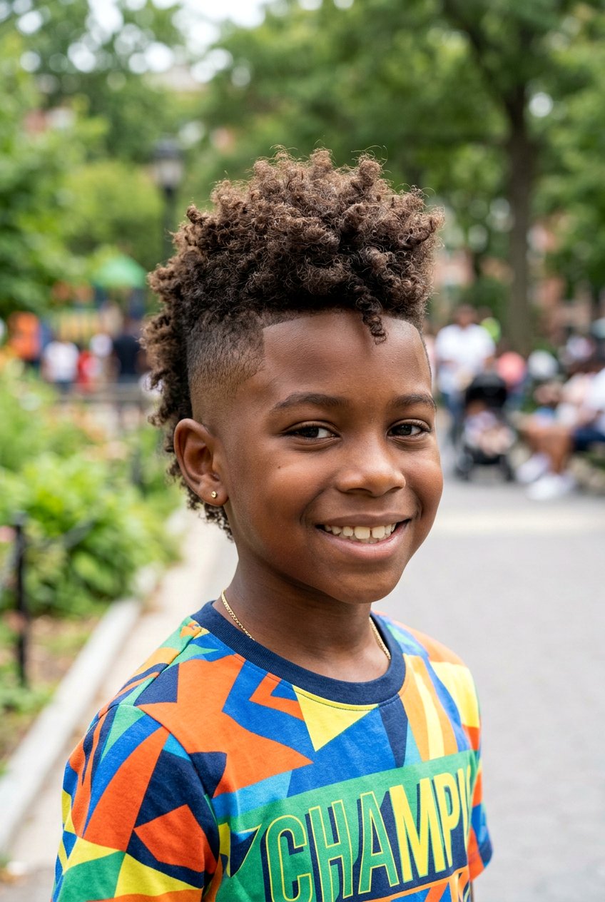 Burst Fade Mohawk - 20 cute picture day haircuts for boys - 20 cute picture day haircuts for boys