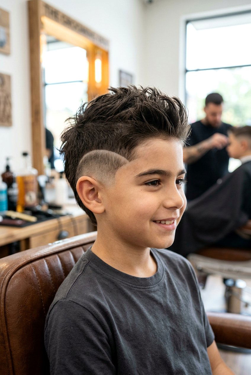 Burst Fade Mohawk - 20 neat graduation haircuts for boys - 20 neat graduation haircuts for boys