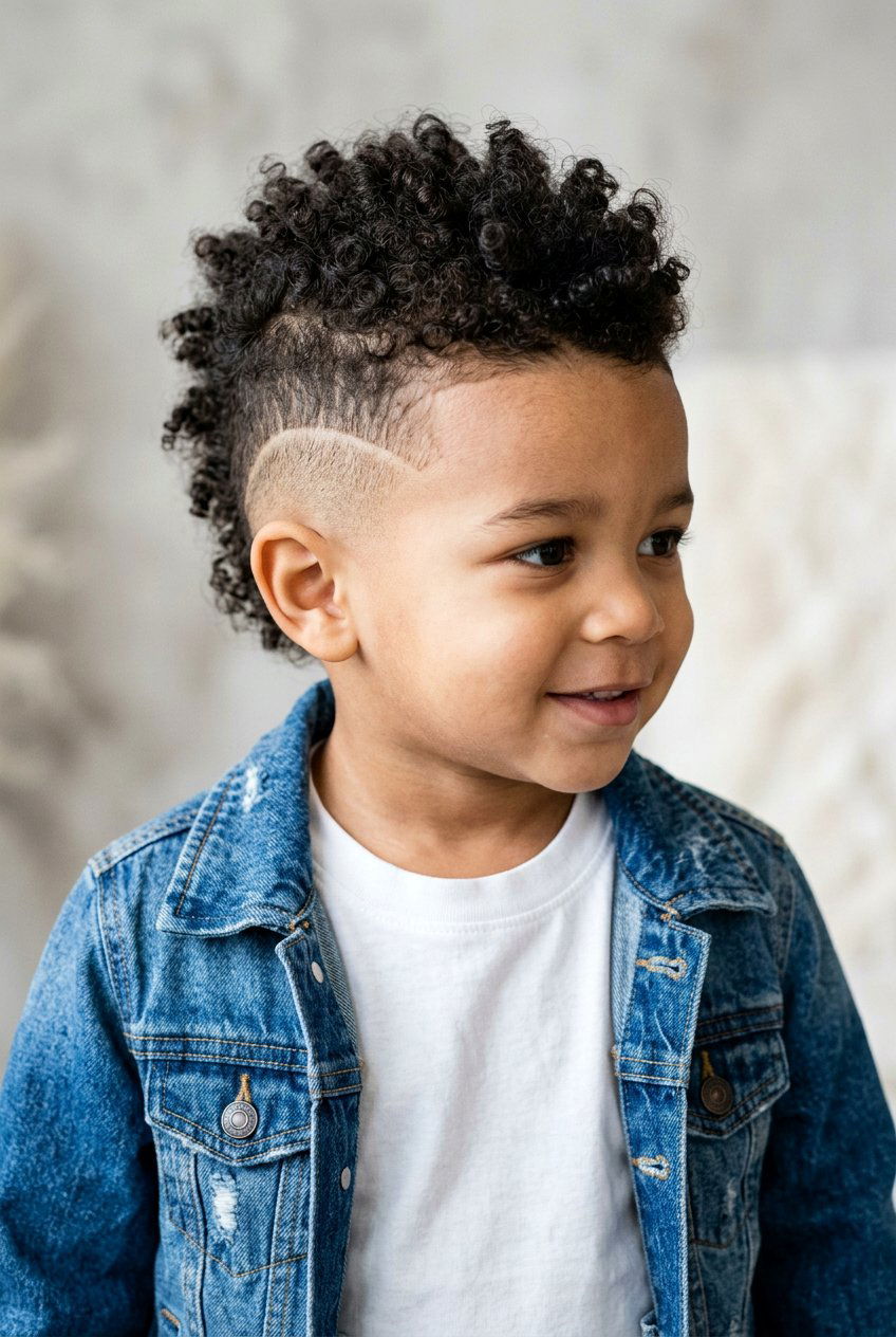 Burst Fade Mohawk For Boys - 20 baby boy haircut for curly hair - 20 baby boy haircut for curly hair