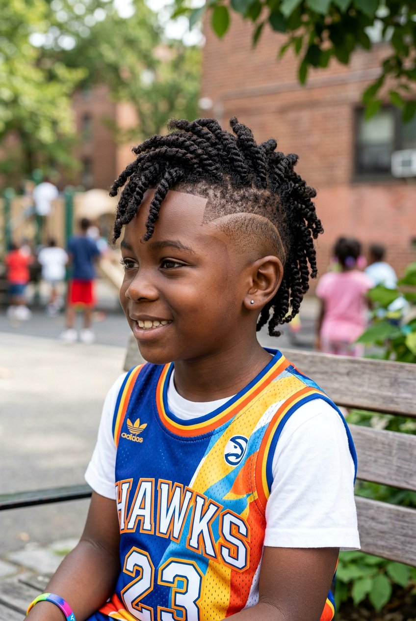 Burst Fade Mohawk Twists - 20 black boys twist sponge hairstyles - 20 black boys twist sponge hairstyles