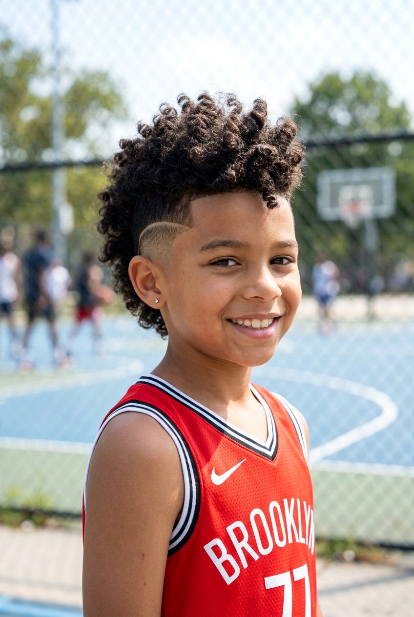 Burst Fade Mohawk - 20 biracial boys curly haircut - 20 biracial boys curly haircut