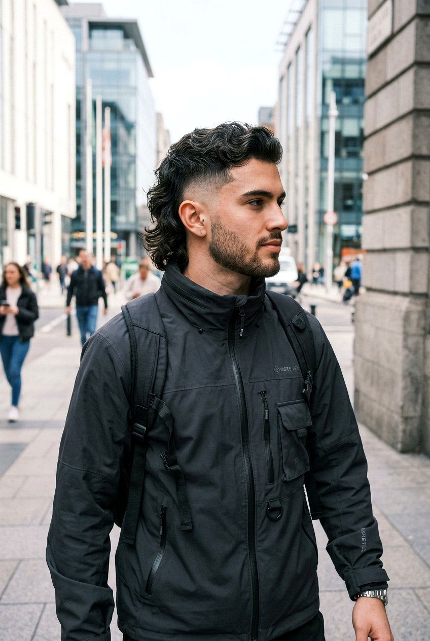 Burst Fade Mullet - 20 modern mullet for wavy hair men - 20 modern mullet for wavy hair men