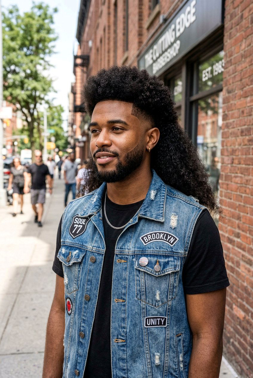 Burst Fade Mullet Afro - 20 afro burst fade haircut men - 20 afro burst fade haircut men