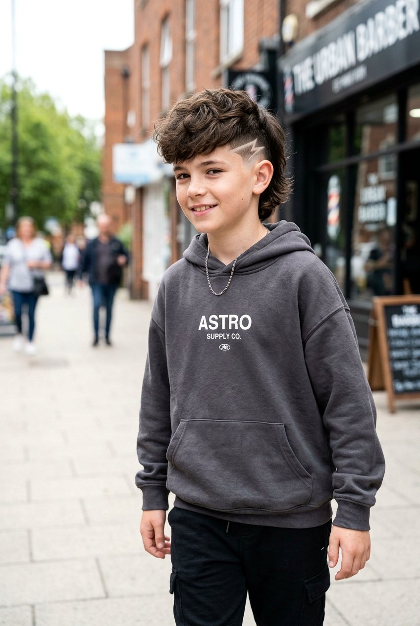 Burst Fade Mullet With Design - 20 burst fade mullet for boys - 20 burst fade mullet for boys