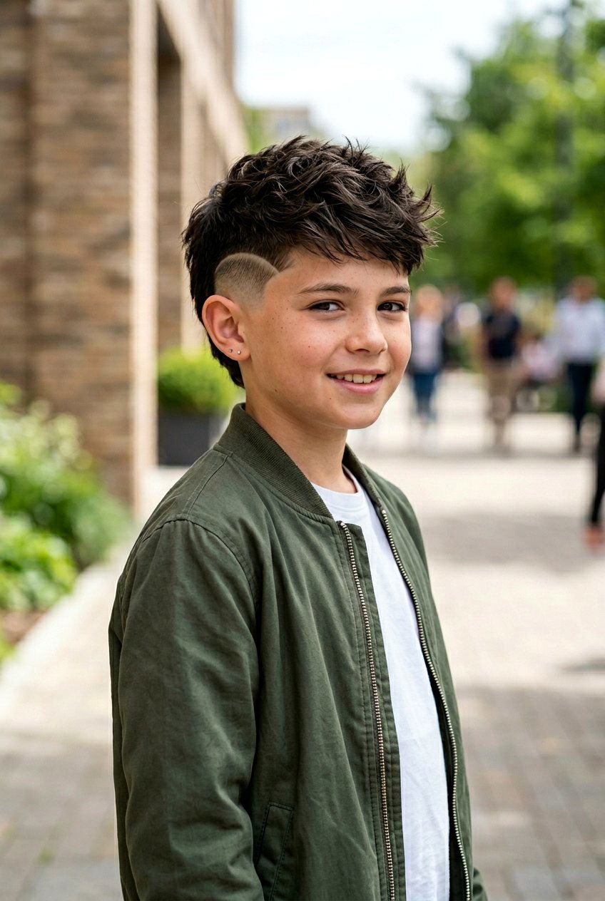 Burst Fade with Texture for Boys - 20 picture day haircut for boys - 20 picture day haircut for boys