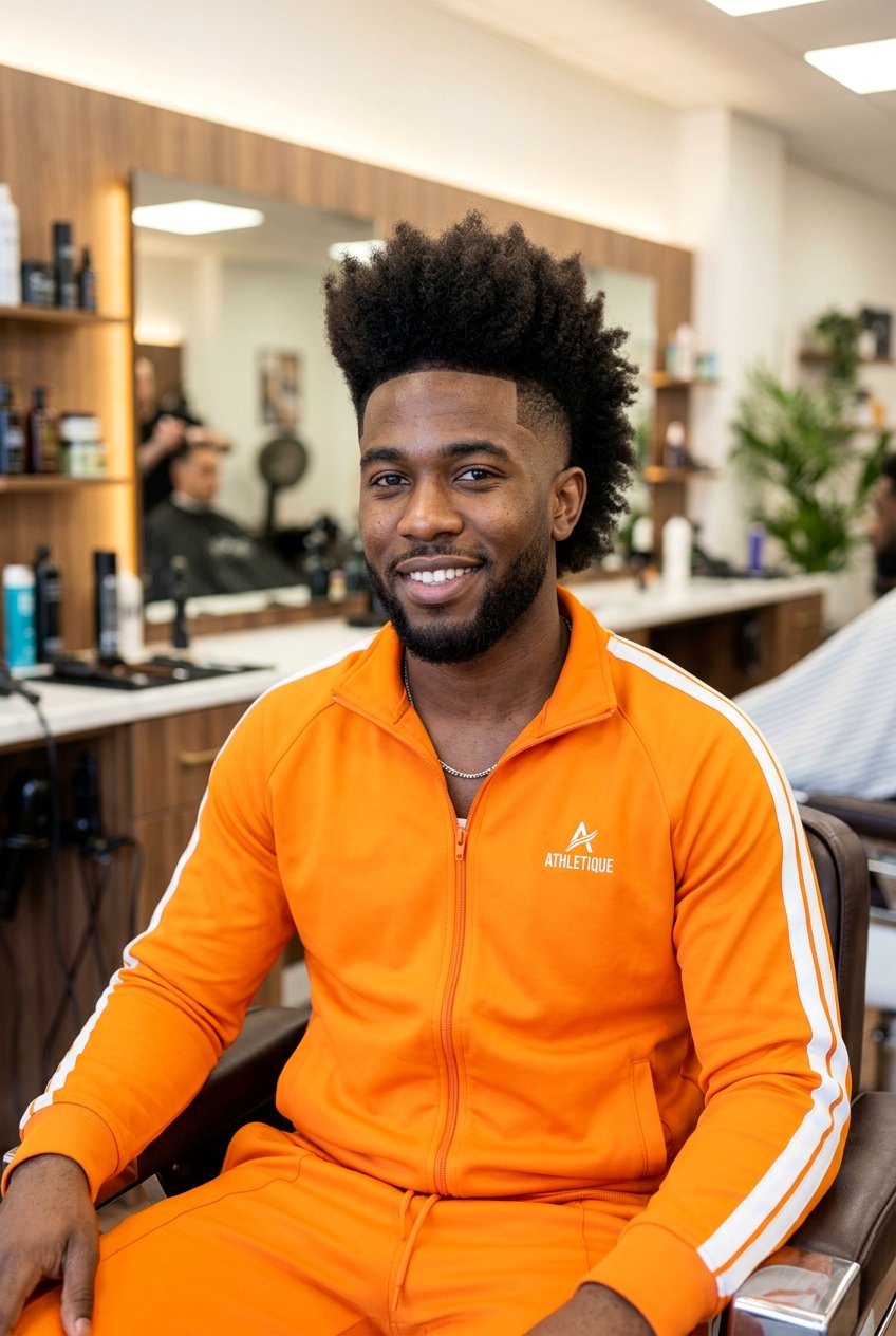 Burst Taper Afro Haircut - 20 taper afro haircut men - 20 taper afro haircut men