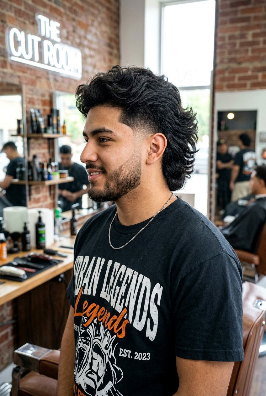 Burst Taper Mullet - 20 taper mullet for thick hair men - 20 taper mullet for thick hair men