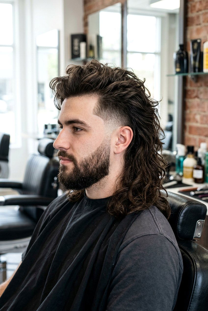 Burst fade mullet - 20 modern mullet haircut - 20 modern mullet haircut