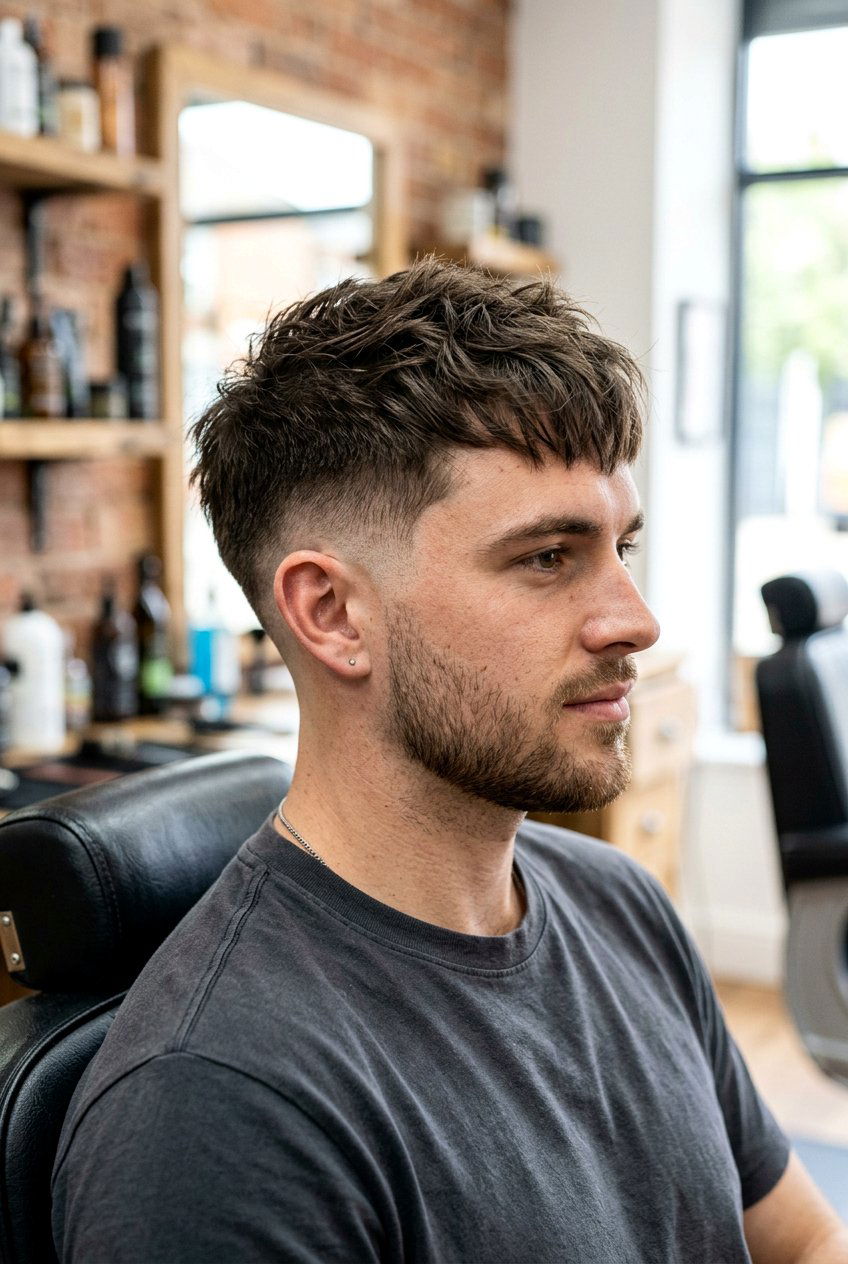 Burst fade textured crop - 20 textured crop haircut - 20 textured crop haircut