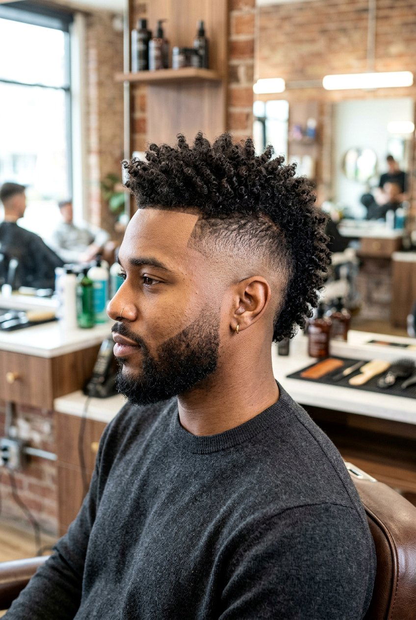 Burst skin fade mohawk - 20 skin fade haircut - 20 skin fade haircut