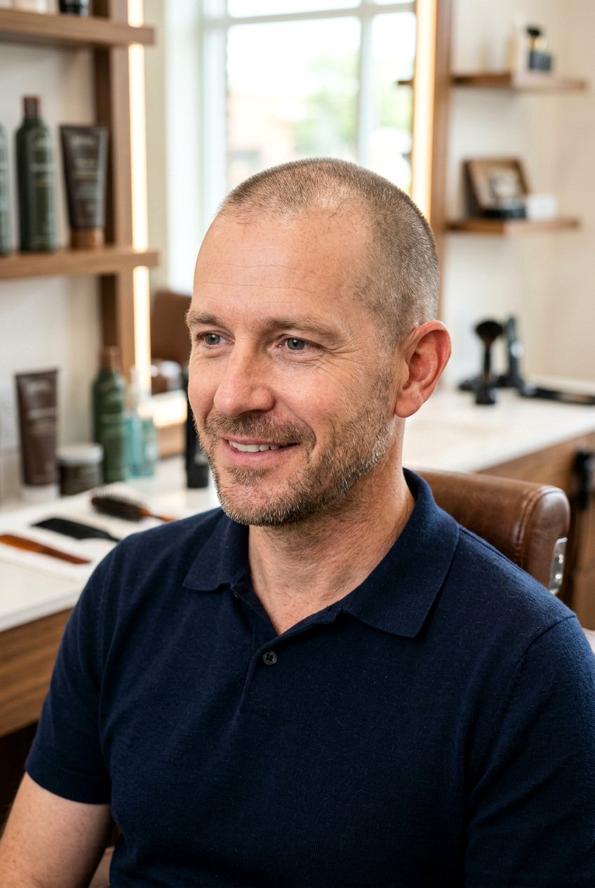 Butch Cut - 20 hairstyles for men with thin hair - 20 hairstyles for men with thin hair