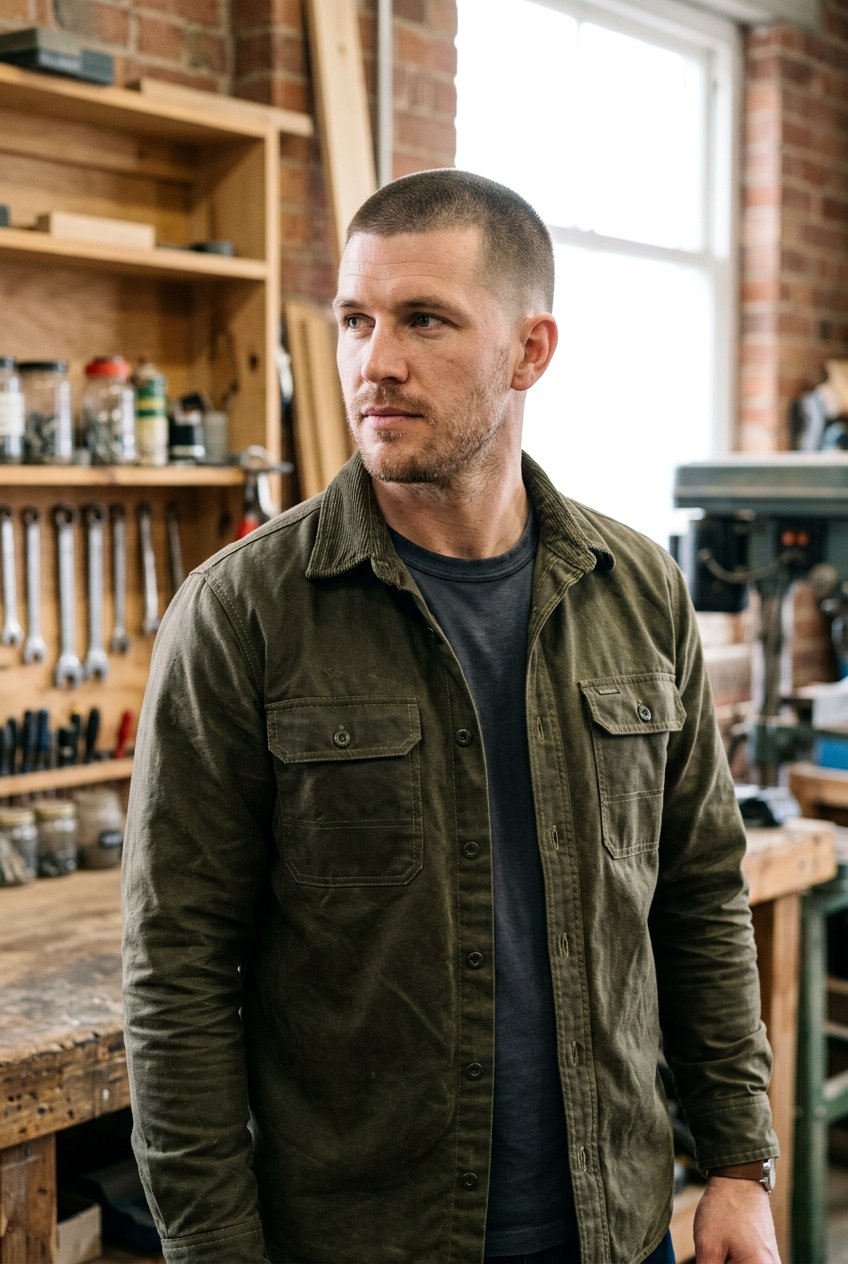 Butch Cut Variation - 20 crew cut for thinning hair men - 20 crew cut for thinning hair men