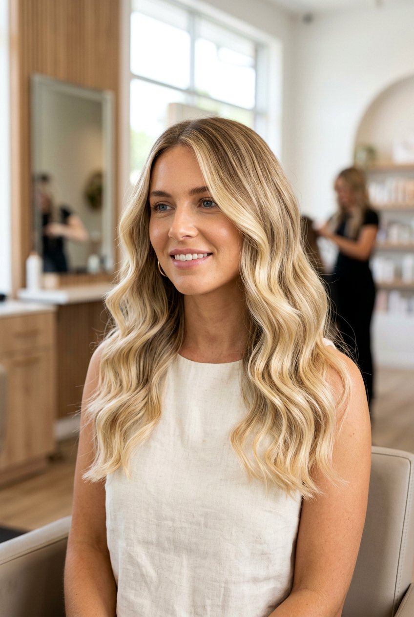 Butter Blonde Balayage - 20 soft blonde balayage hair - 20 soft blonde balayage hair