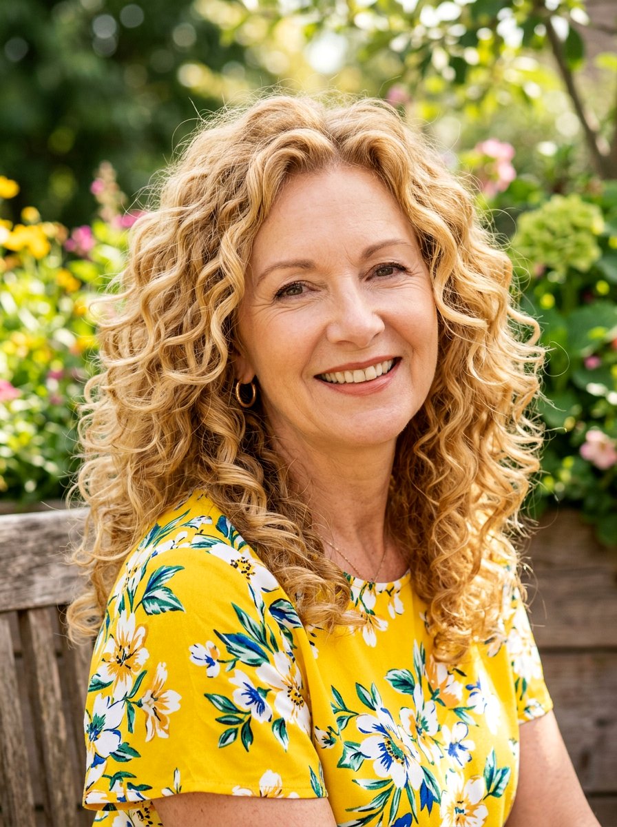 Butter Blonde Curls - 20 soft blonde refresh for mature women - 20 soft blonde refresh for mature women