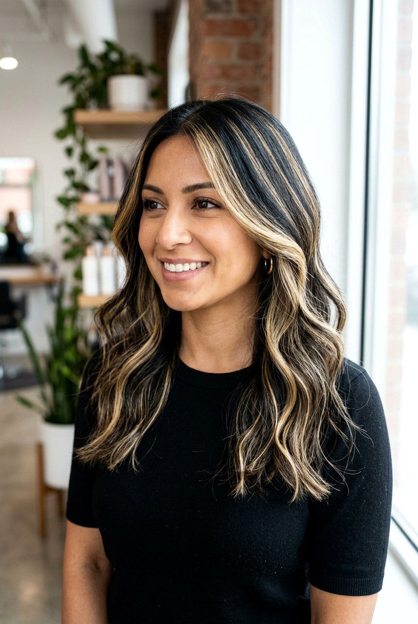 Butter blonde highlights on black hair - 20 blonde highlights on black hair - 20 blonde highlights on black hair