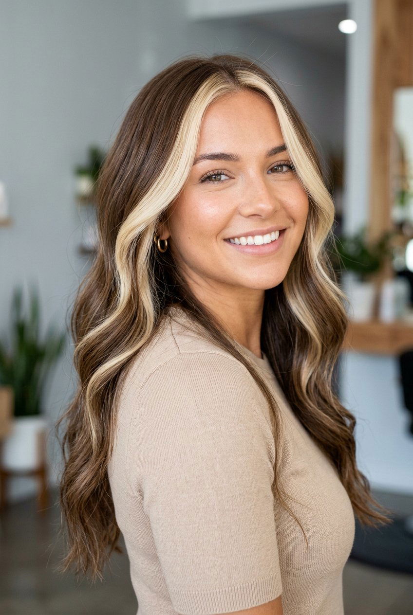 Butter blonde money piece brown hair - 20 blonde money piece on brown hair - 20 blonde money piece on brown hair