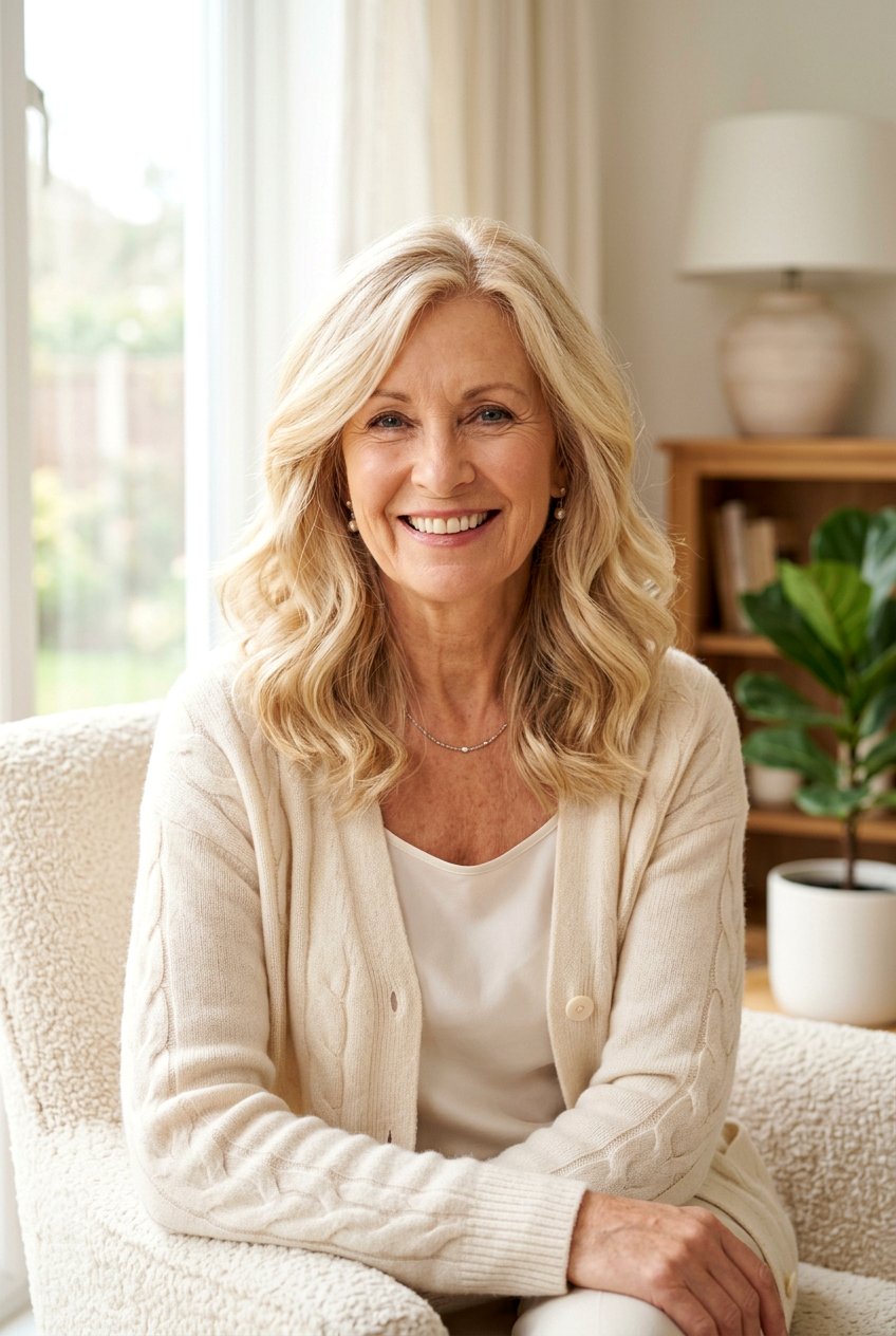 Buttercream Blonde - 20 hair color ideas for women over 70 - 20 hair color ideas for women over 70