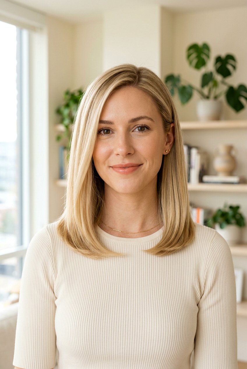 Buttercream Blonde Lob Haircut - 20 buttercream blonde hair color - 20 buttercream blonde hair color