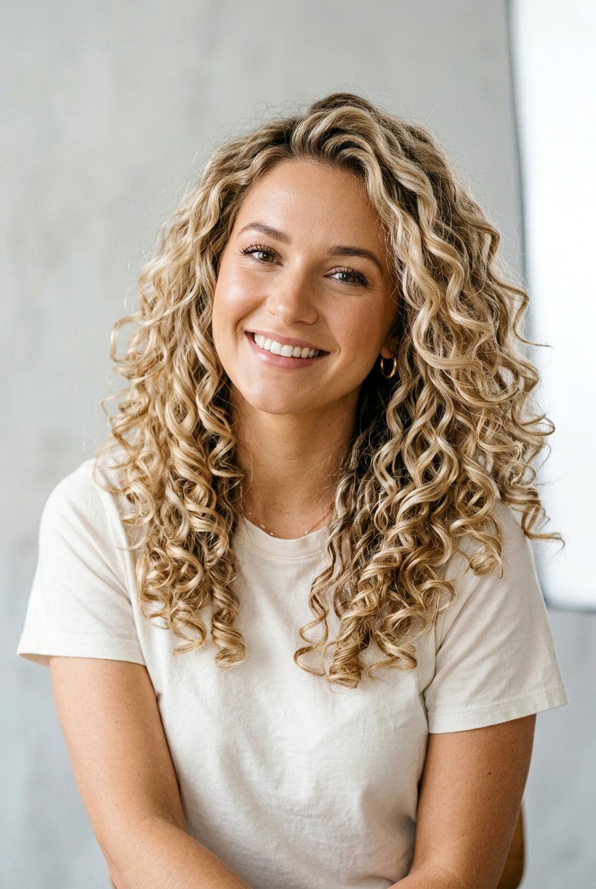 Buttercream Blonde On Curly Hair - 20 buttercream blonde hair color - 20 buttercream blonde hair color
