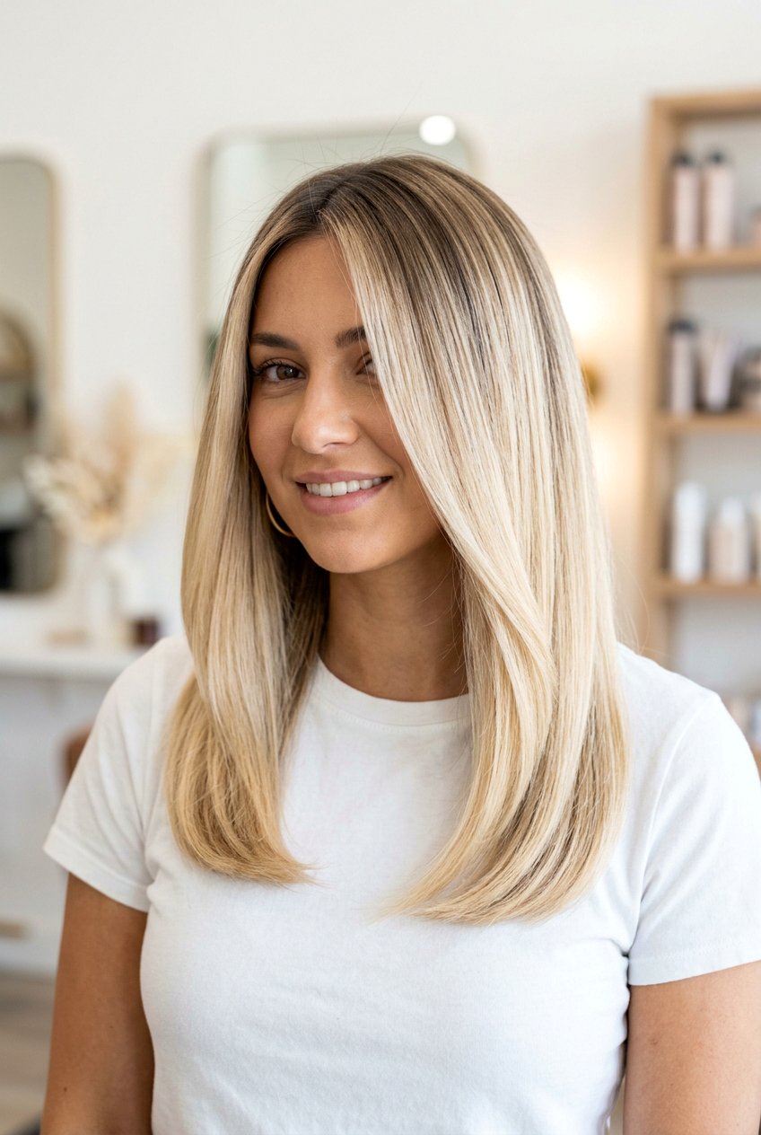 Buttercream Blonde Shadow Root Look - 20 buttercream blonde hair color - 20 buttercream blonde hair color